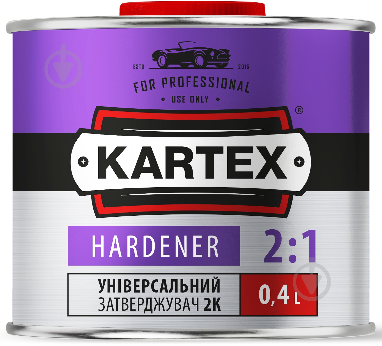 Отвердитель универсальный KARTEX 2К 2:1, 0.4 л - фото 1 Отвердитель универсальный KARTEX 2К 2:1, 0.4 л - фото 1