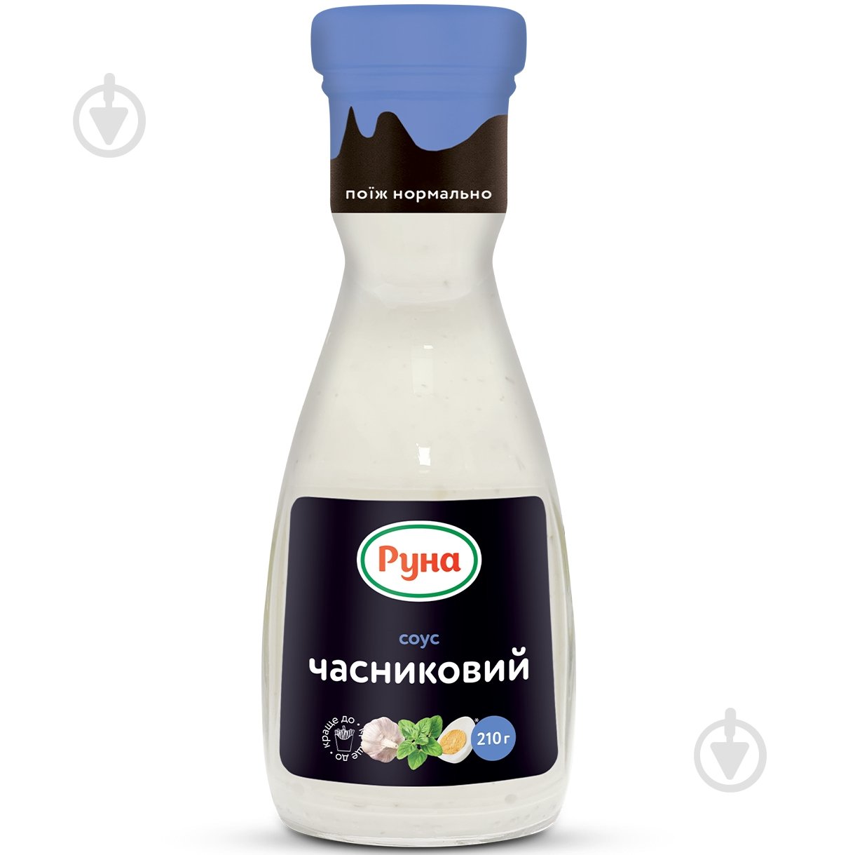 Соус Руна "ЧЕСНОЧНЫЙ" 210 г 210 г 210 мл - фото 1