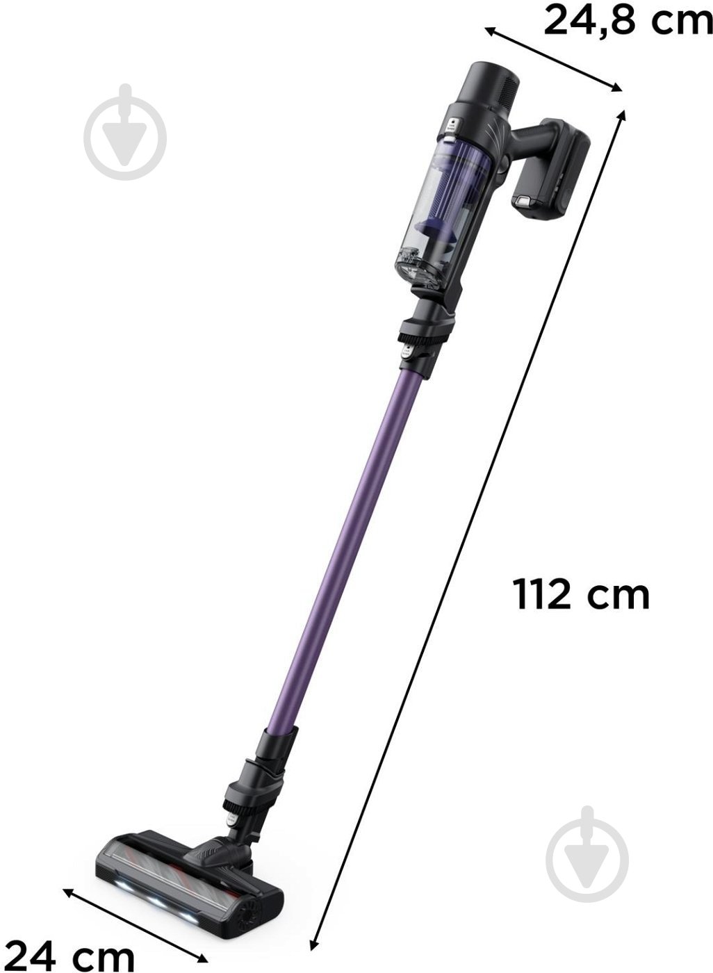 Пылесос аккумуляторный Rowenta X-PERT 7.60 RH6A31WO black/violet - фото 8
