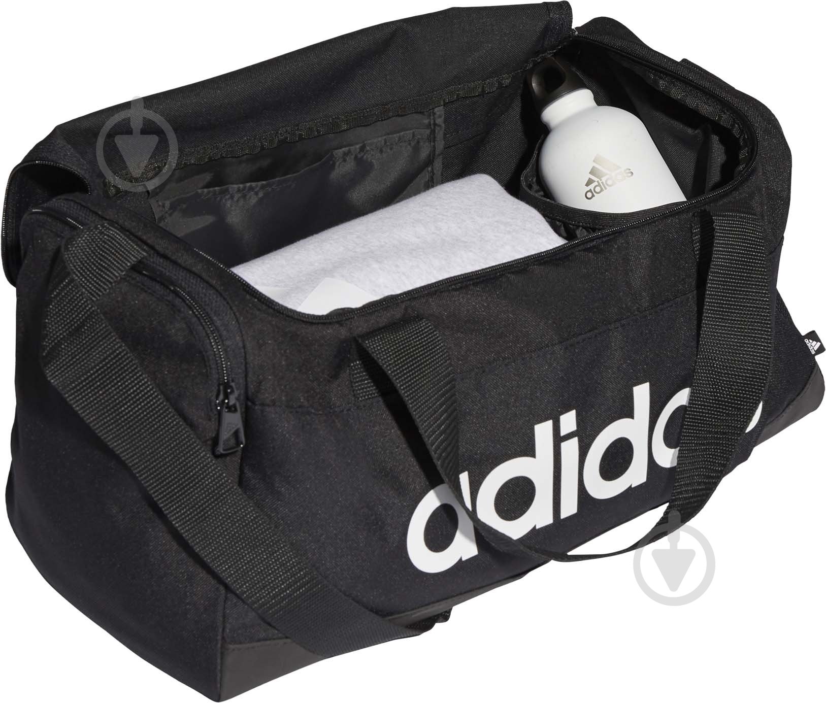 Спортивна сумка Adidas Linear Duffel S GN2034 25 л чорний - фото 3