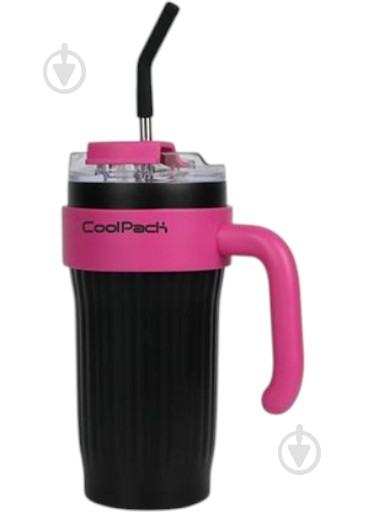 Термобутылка CoolPack 860 мл pink blackk - фото 1