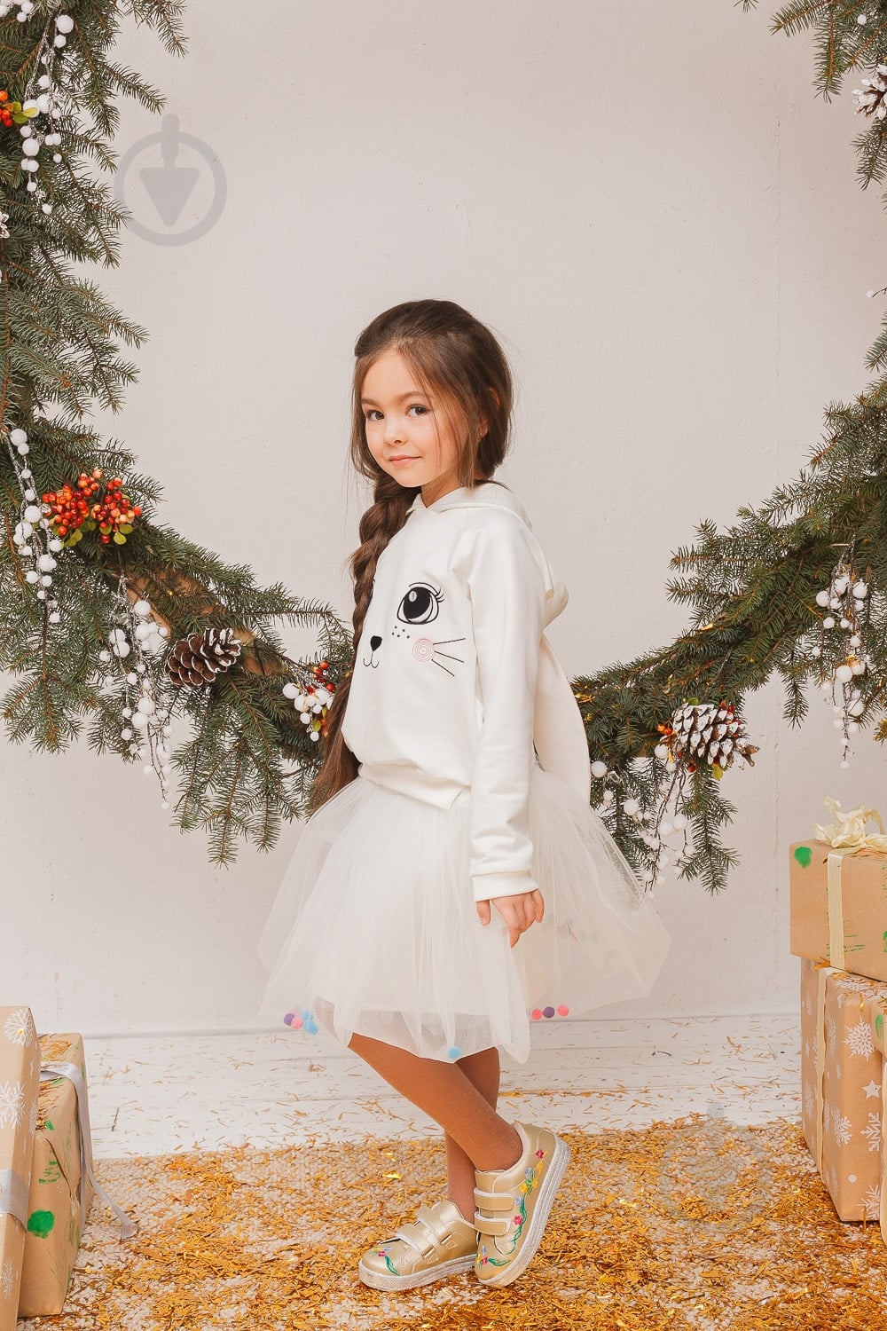 Комплект детской одежды Sasha р.104 молочный 3940/11 - фото 2