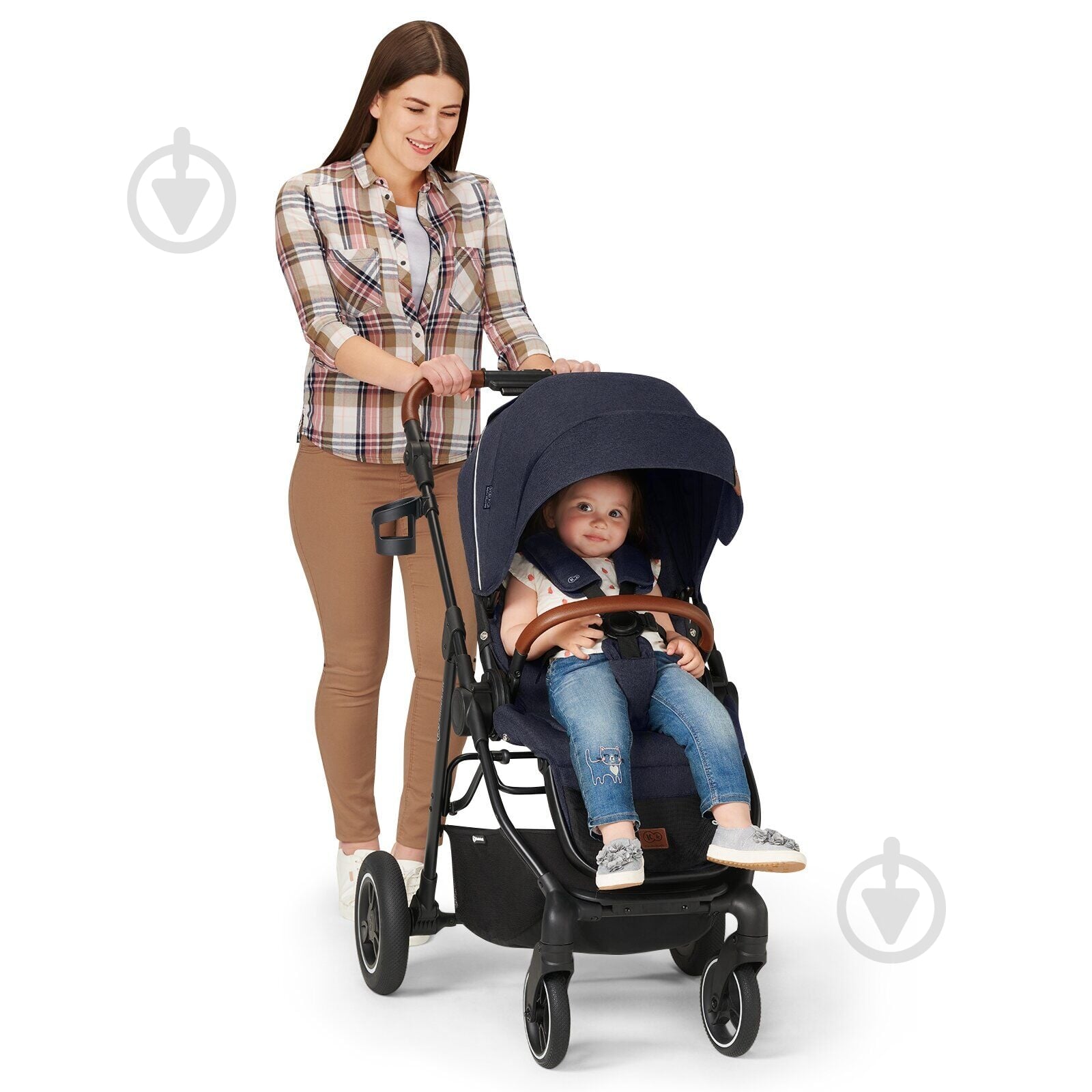 Коляска прогулянкова Kinderkraft ALL ROAD Сіра - фото 8