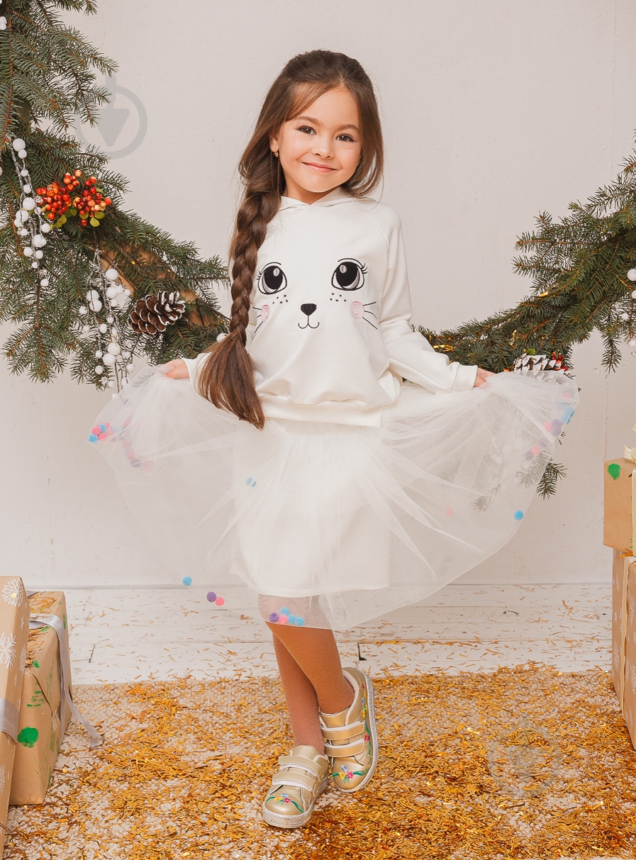 Комплект дитячого одягу Sasha р.116 молочний 3940/11 - фото 1
