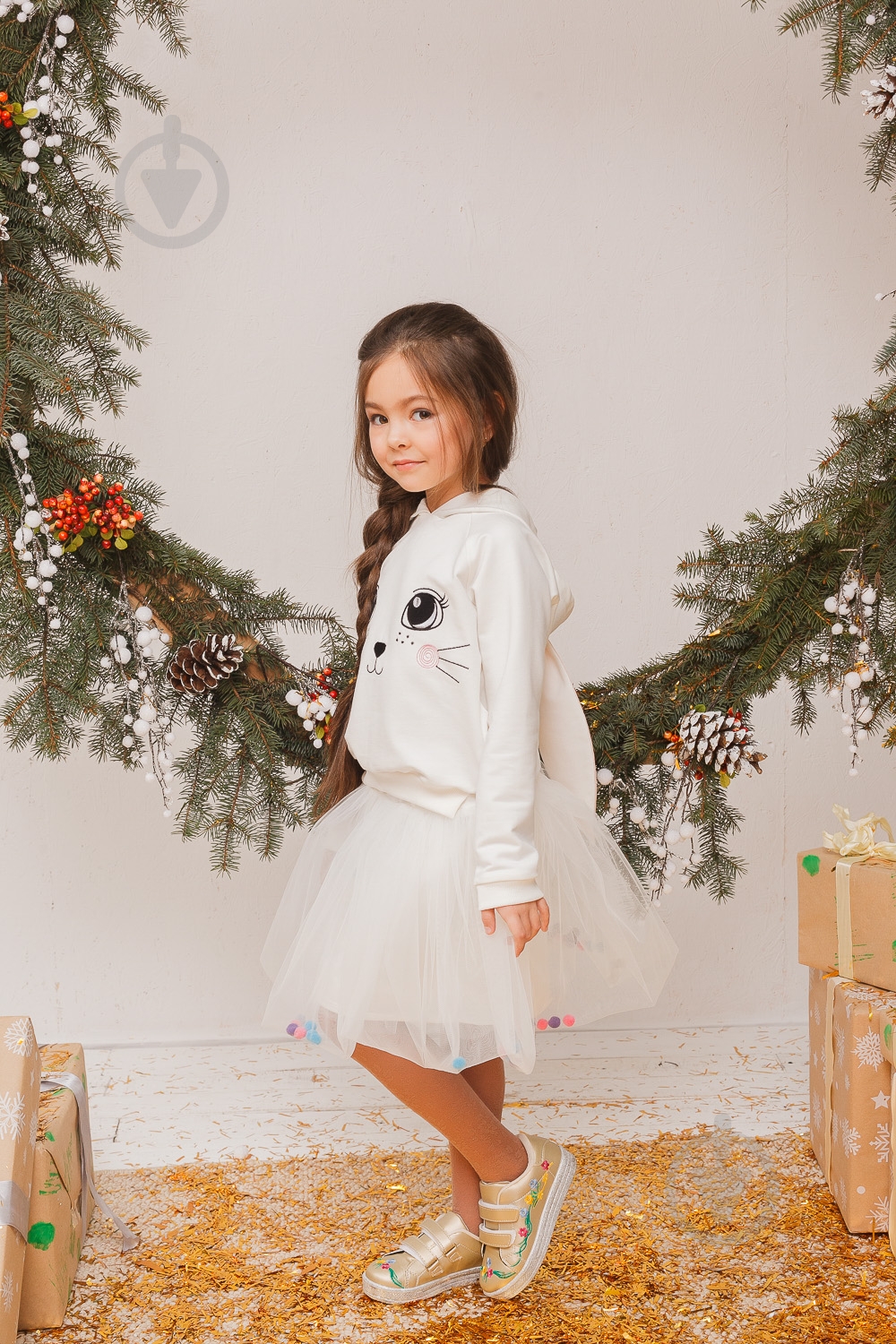 Комплект детской одежды Sasha р.122 молочный 3940/11 - фото 2
