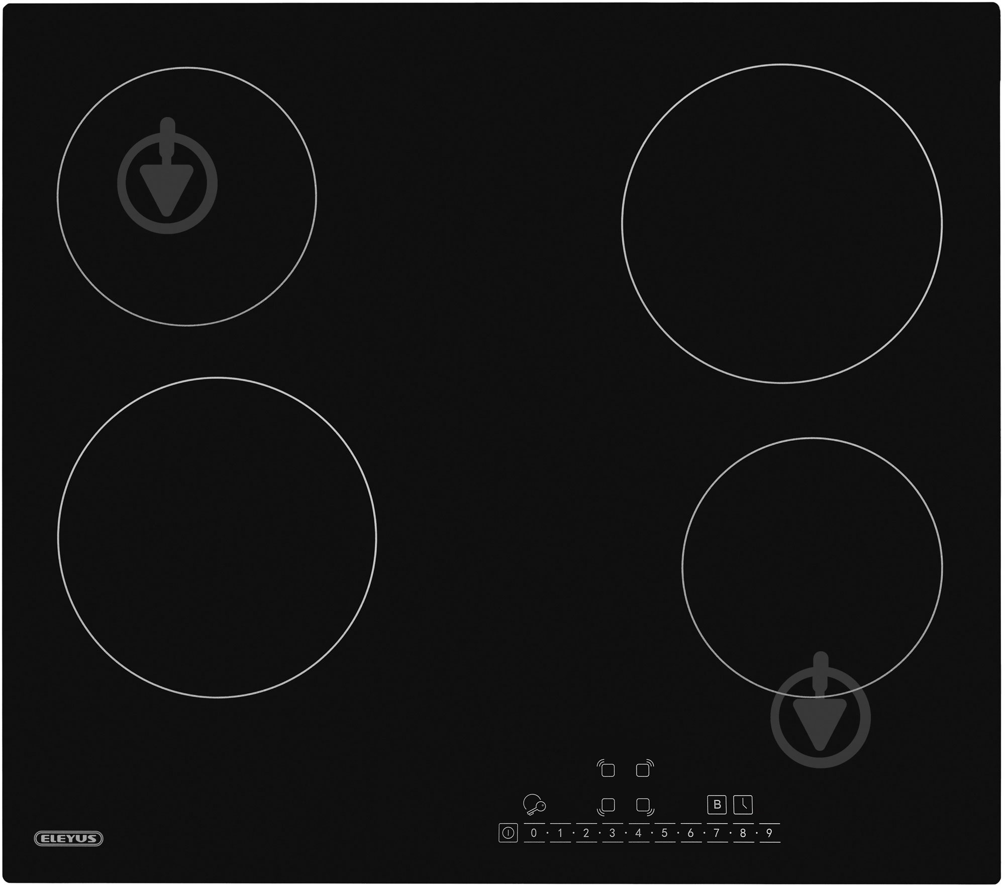 Комплект встраиваемой техники Eleyus Ester 6006 BL + H3EBHG SL 60 BL V + AGAT 1200 LED 60 BL - фото 22