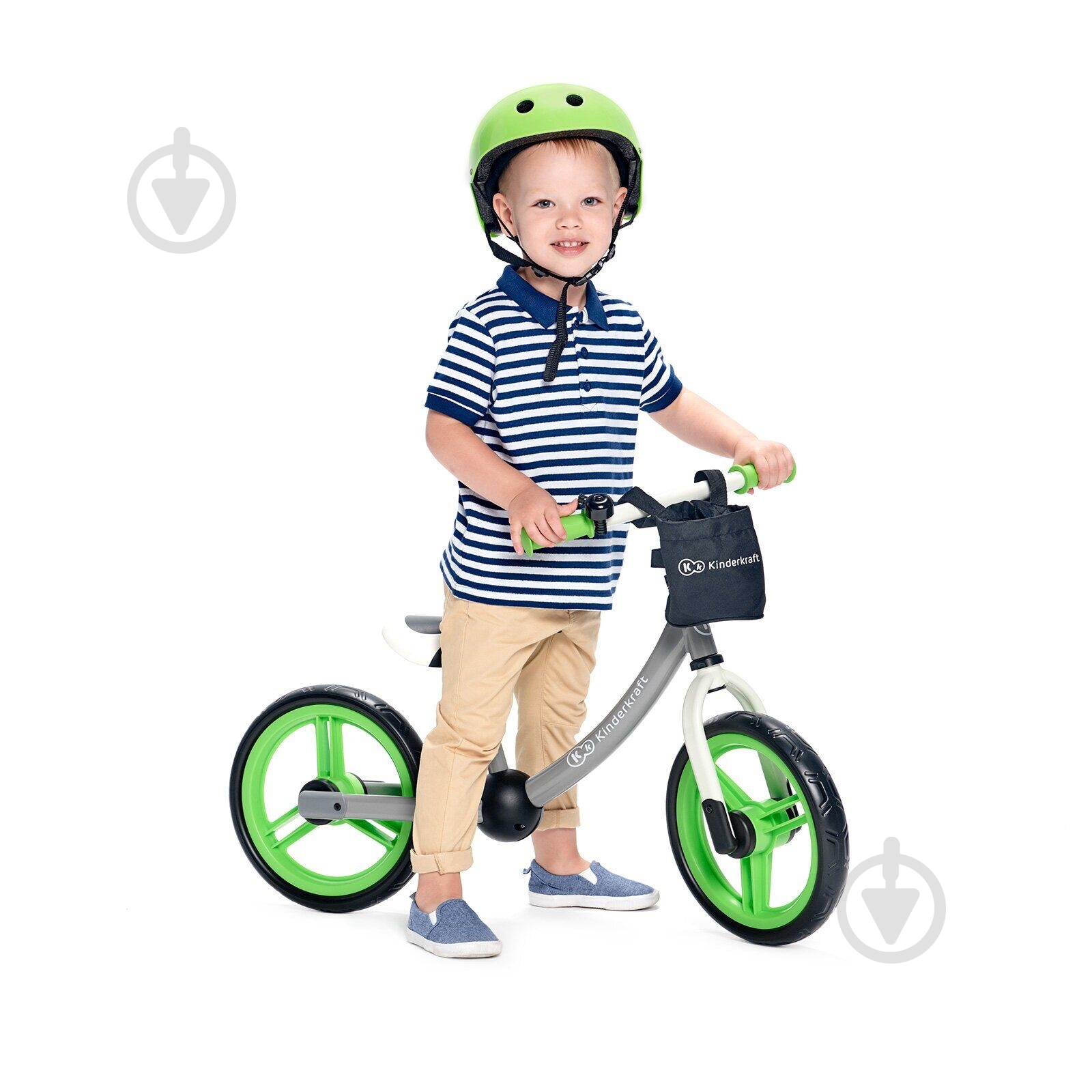 Шлем Kinderkraft защитный спортивный Safety р. 48-51 зеленый - фото 6