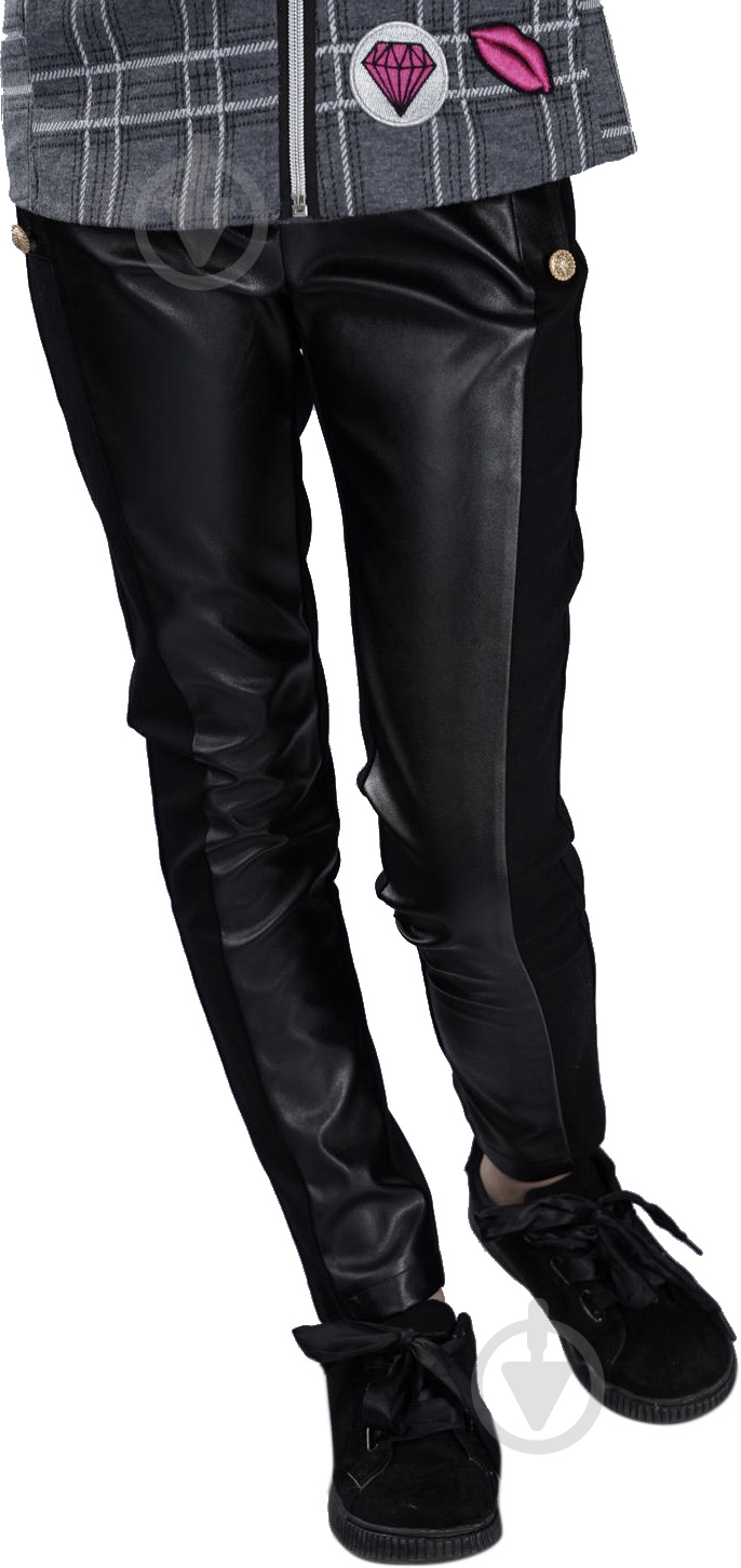 Брюки Sasha р.146 черный 3963/2 - фото 1
