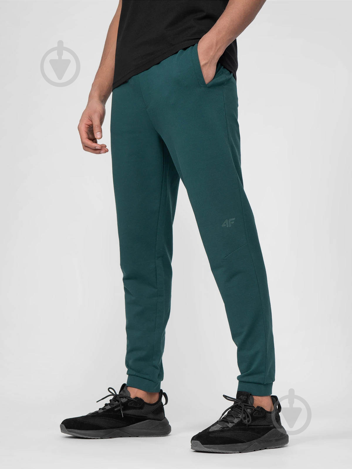 Брюки 4F H4L22-SPMD013-40S р. 3XL зеленый меланж - фото 1