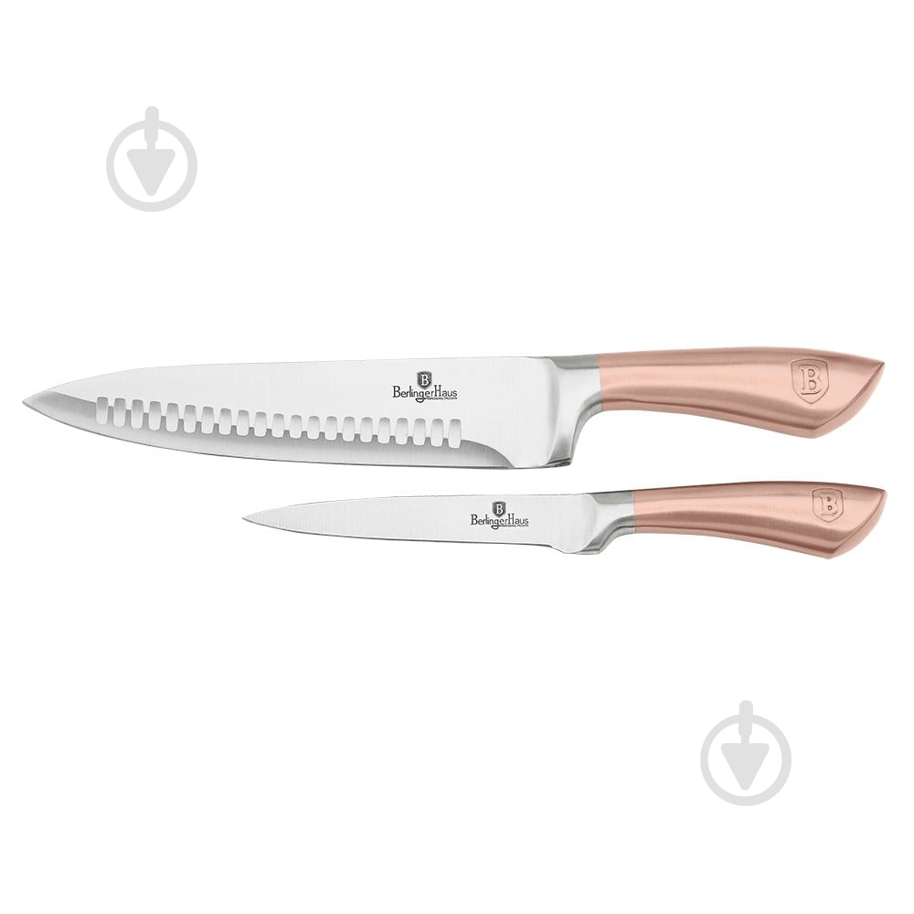 Набор ножей Berlinger Haus Metallic Line ROSE GOLD Edition 2 предмета BH 2373 - фото 1