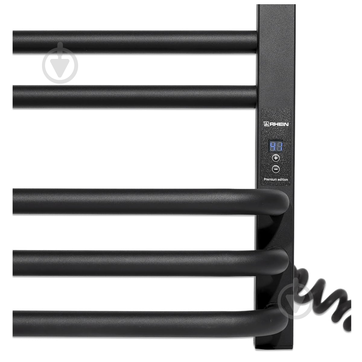 Рушникосушарка електрична Rhein Orion S12 500х900 E R PE/MAT RAL9005 320W - фото 5
