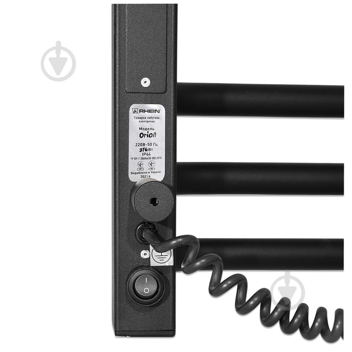 Рушникосушарка електрична Rhein Orion S12 500х900 E R PE/MAT RAL9005 320W - фото 6