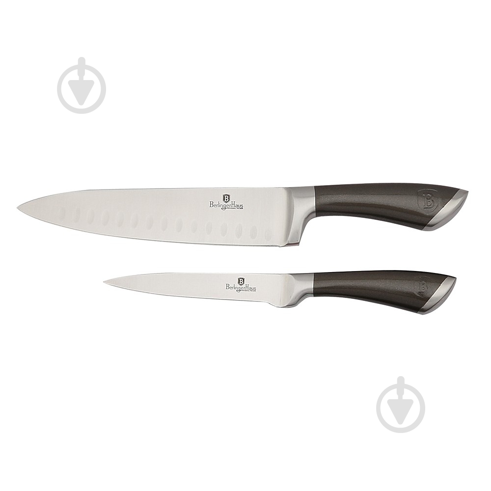 Набір ножів Berlinger Haus Metallic Line CARBON Edition 2 предмети BH 2140 - фото 1