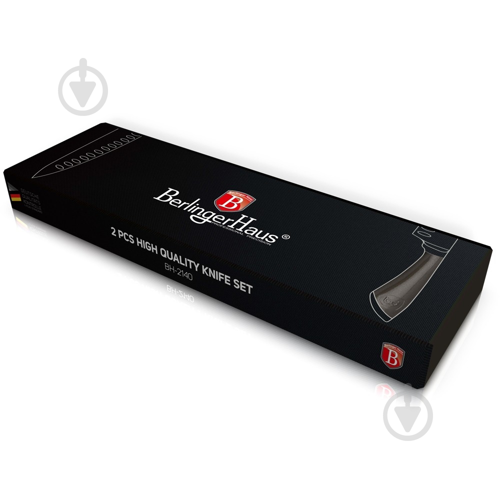 Набір ножів Berlinger Haus Metallic Line CARBON Edition 2 предмети BH 2140 - фото 2
