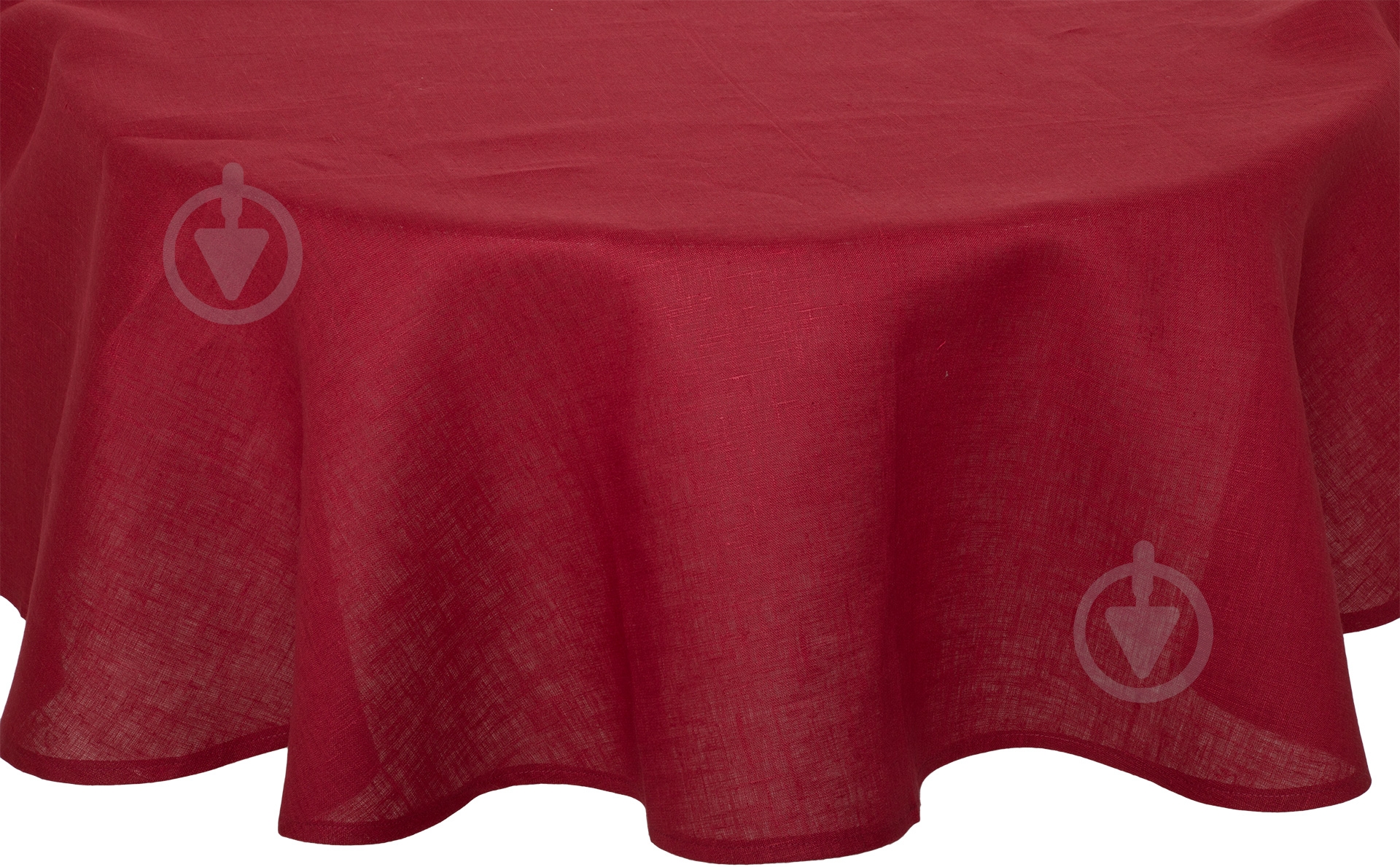 Скатертина Ø 147 см бордовий Гармонiя - фото 1 Скатертина Ø 147 см бордовий Гармонiя - фото 1