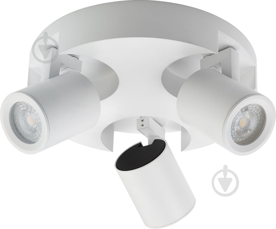 Спот Victoria Lighting Oxy/PL3-S 3x35 Вт GU10 белый - фото 1 Спот Victoria Lighting Oxy/PL3-S 3x35 Вт GU10 белый - фото 1