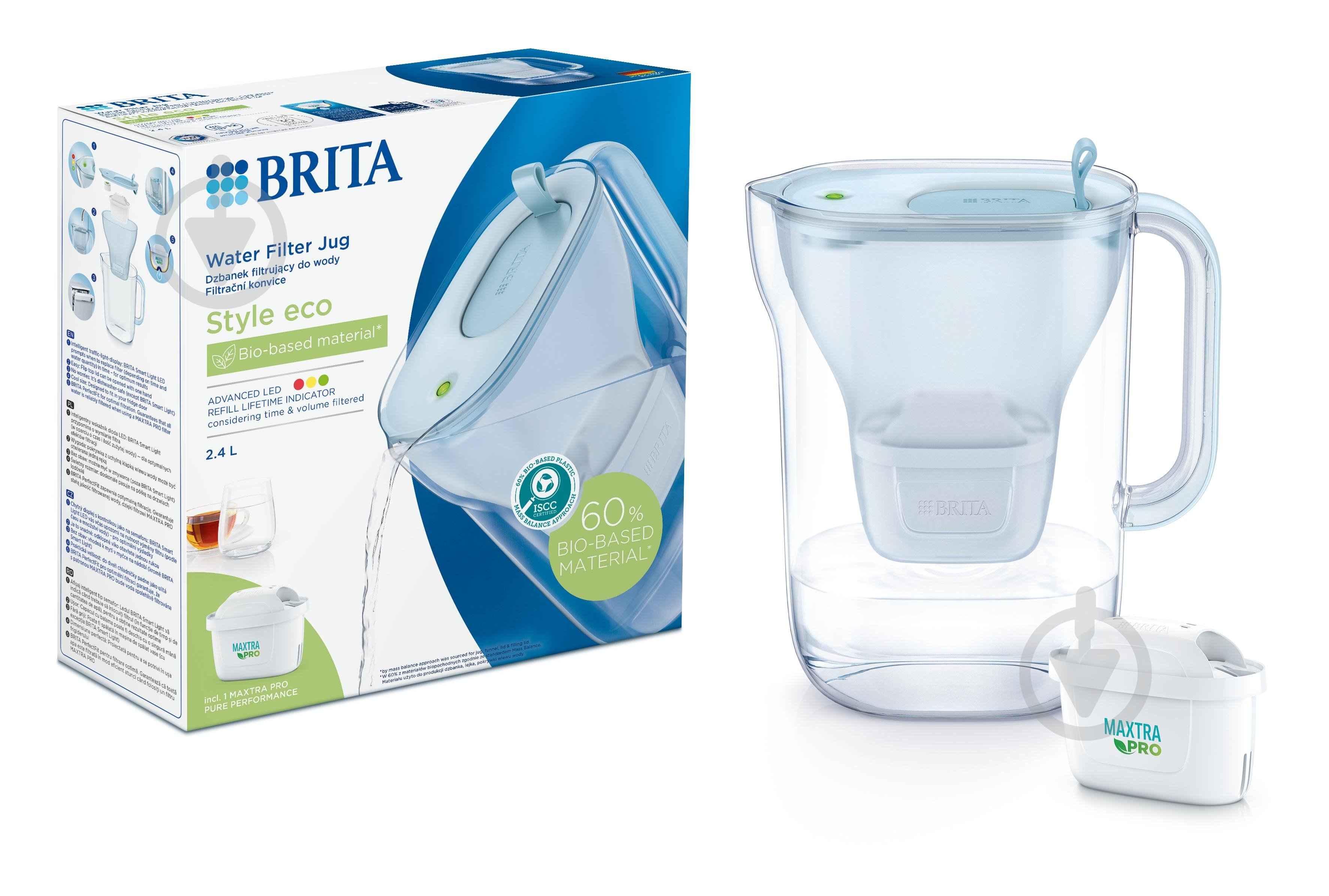 Фильтр-кувшин BRITA Style eco LED Mxpro - фото 2