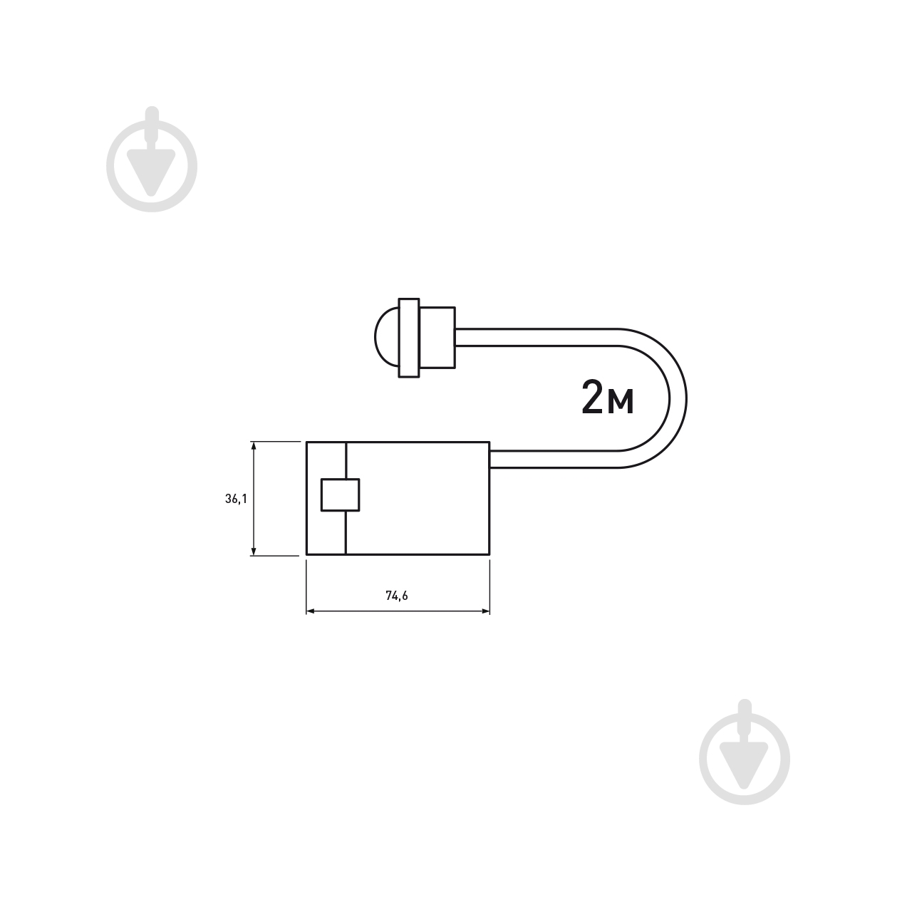 Датчик движения Euroelectric ST-28(WCS) - фото 3