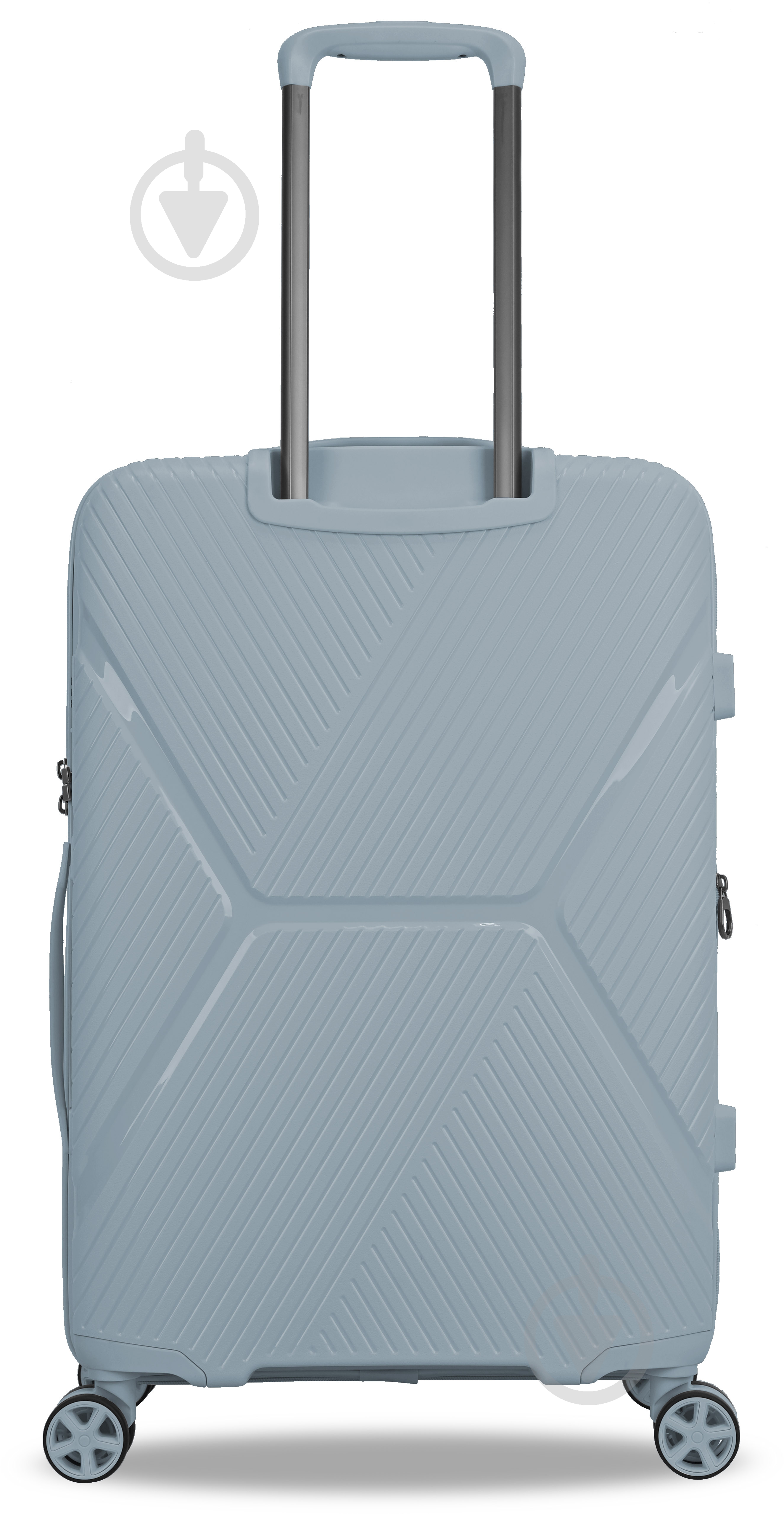 Чемодан MS-2592 M голубой - фото 2