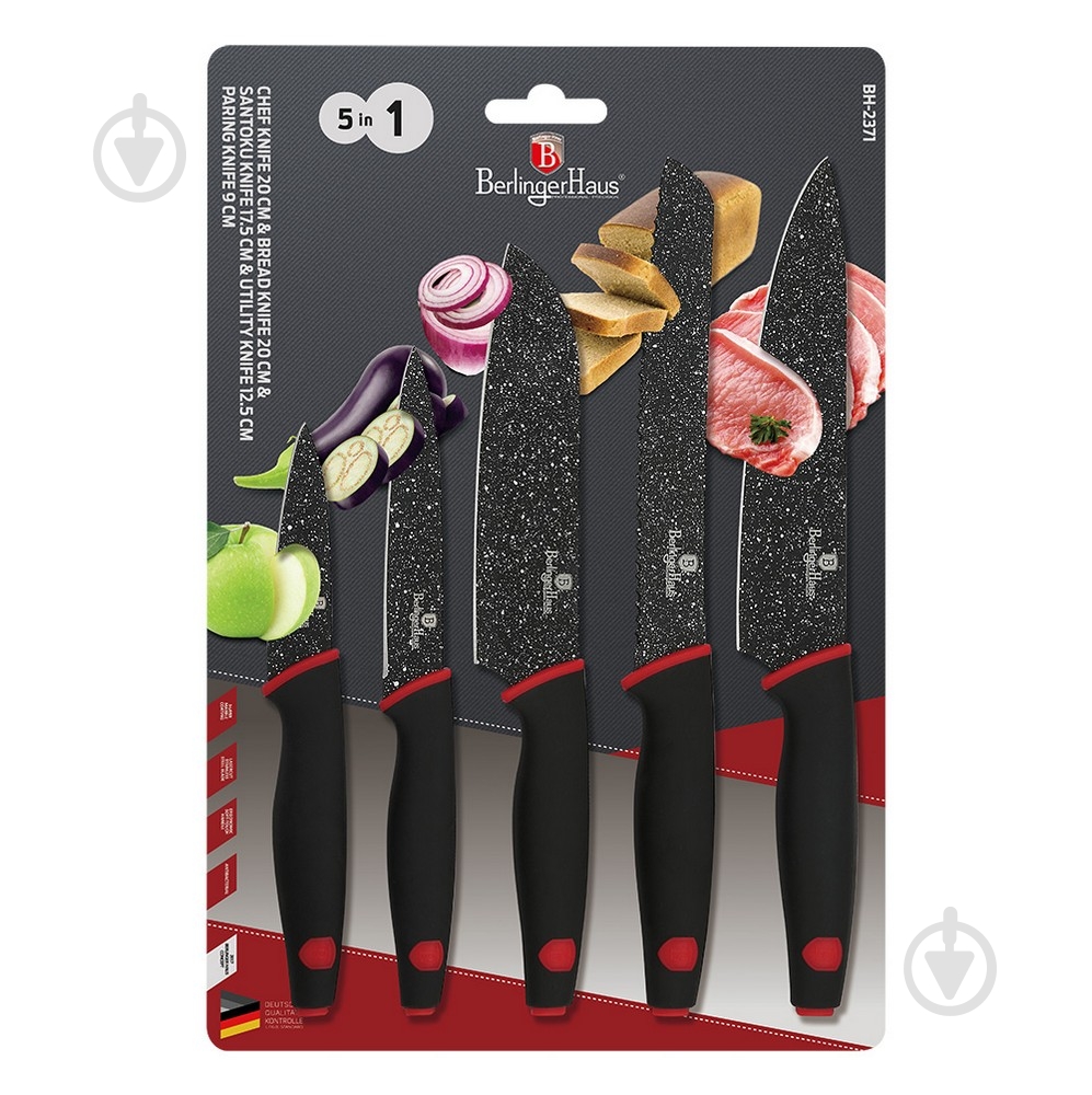 Набор ножей Berlinger Haus Stone Touch Line 5 предметов BH 2371 - фото 2