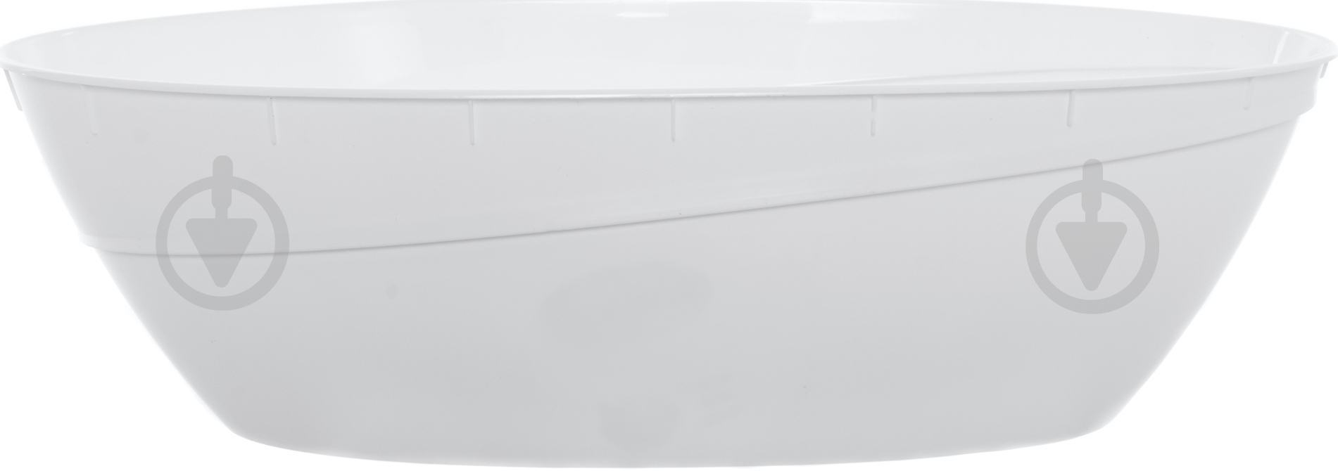 Горшок пластиковый Santino Calipso овальный 3,3 л дымчатый/белый (K2 SAD-ALB) - фото 2 Горшок пластиковый Santino Calipso овальный 3,3 л дымчатый/белый (K2 SAD-ALB) - фото 2