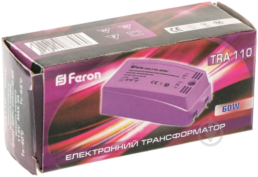 Трансформатор электронный Feron TRA110 60W - фото 3