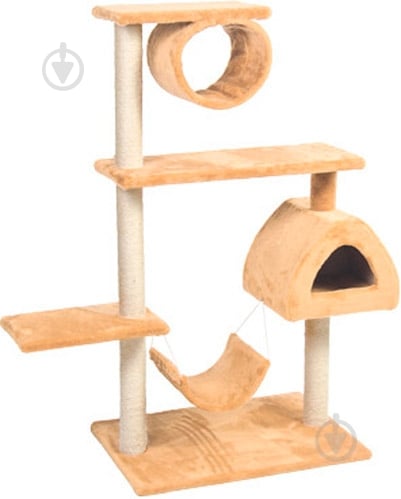 Когтеточка Природа Городок 2, бежевая - фото 1