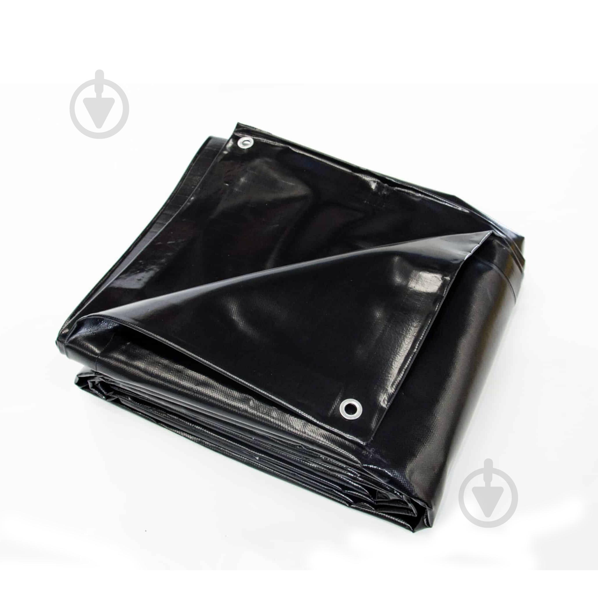 Тент универсальный Техно Тент Плюс водонепроницаемый ПВХ 650 г/м² с люверсами 2,40х3 м черный - фото 3