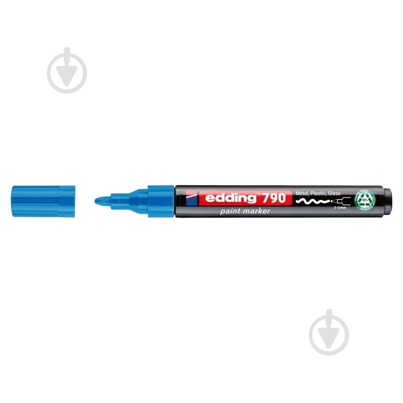 Маркер лаковий Edding Paint e-790 2-3 мм блакитний e-790/10n - фото 1