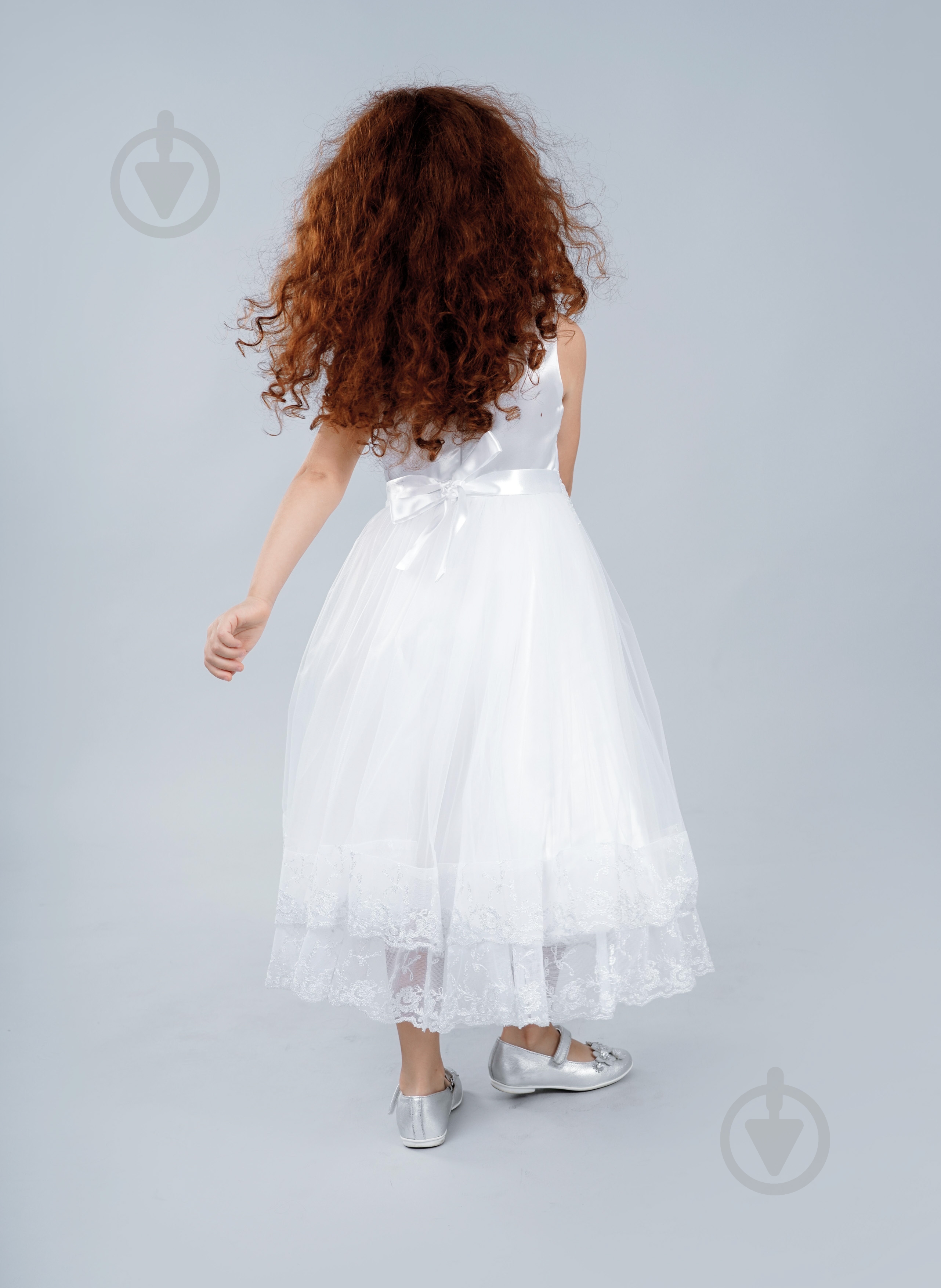 Платье Sasha р.128 белый 3575/1 - фото 3