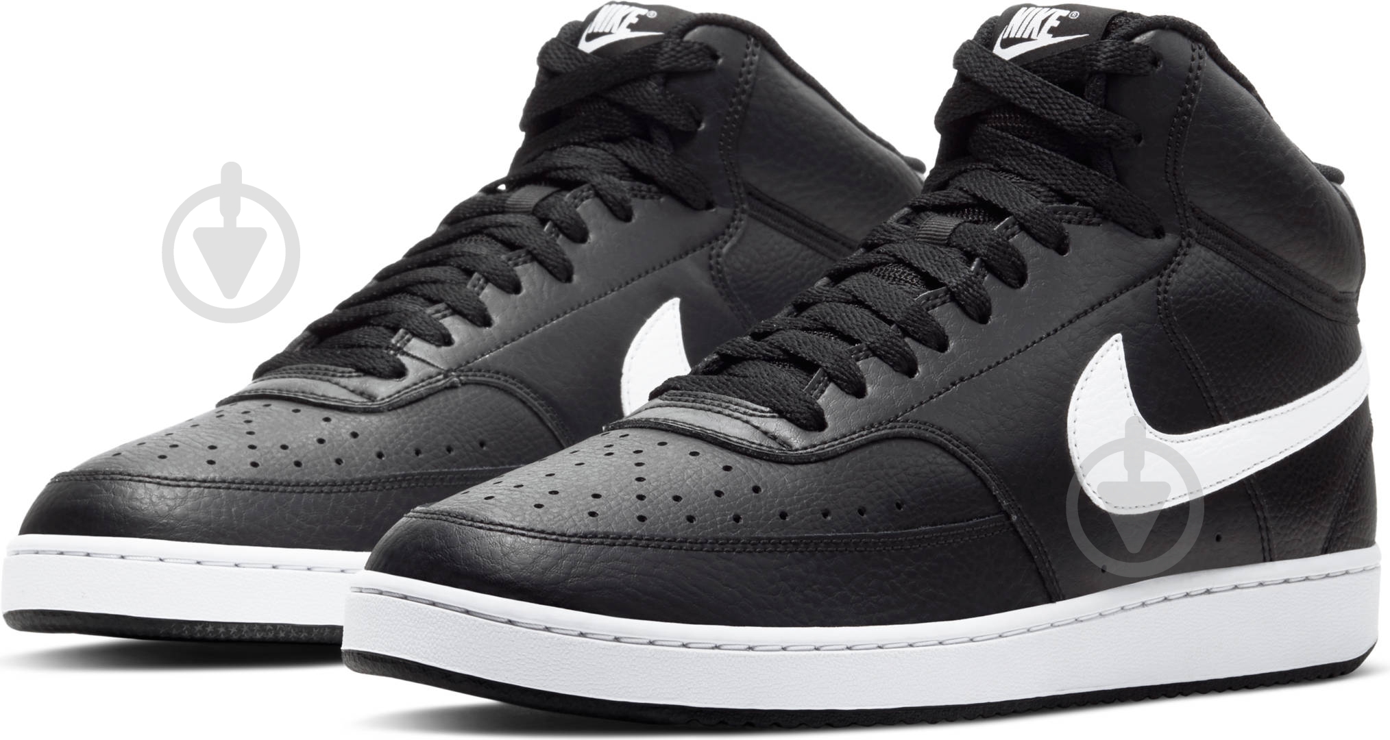 Кросівки чоловічі зимові Nike Court Vision Mid CD5466-001 р.44 чорні - фото 1