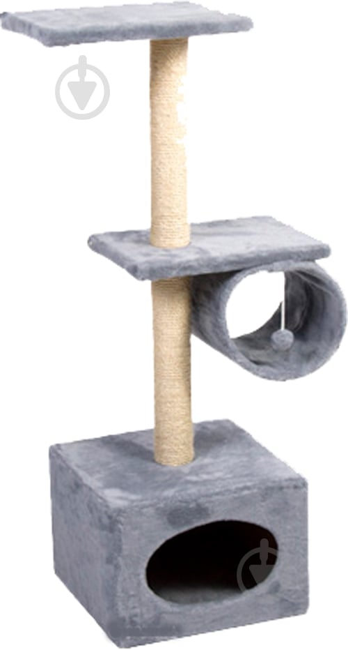 Когтеточка Природа Д22 с барабаном, серая - фото 1