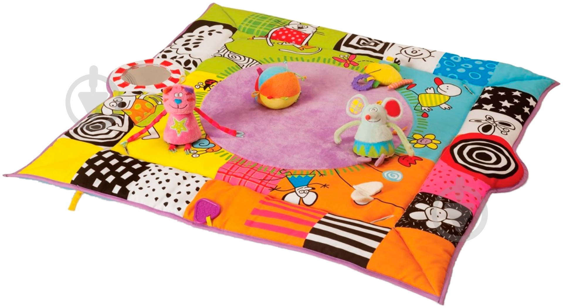 Розвиваючий килимок Taf Toys Кішки-мишки 10985 - фото 2
