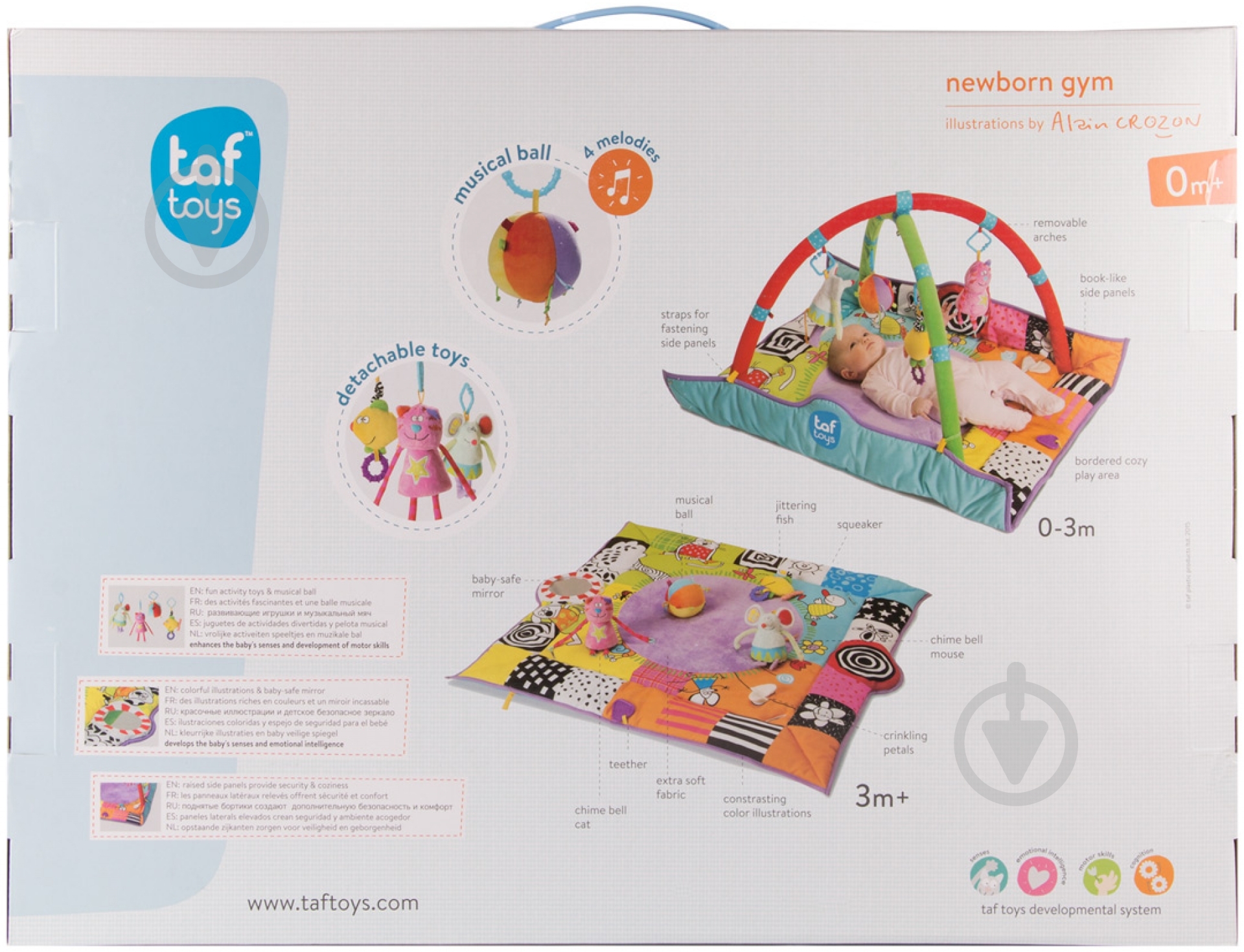 Розвиваючий килимок Taf Toys Кішки-мишки 10985 - фото 4