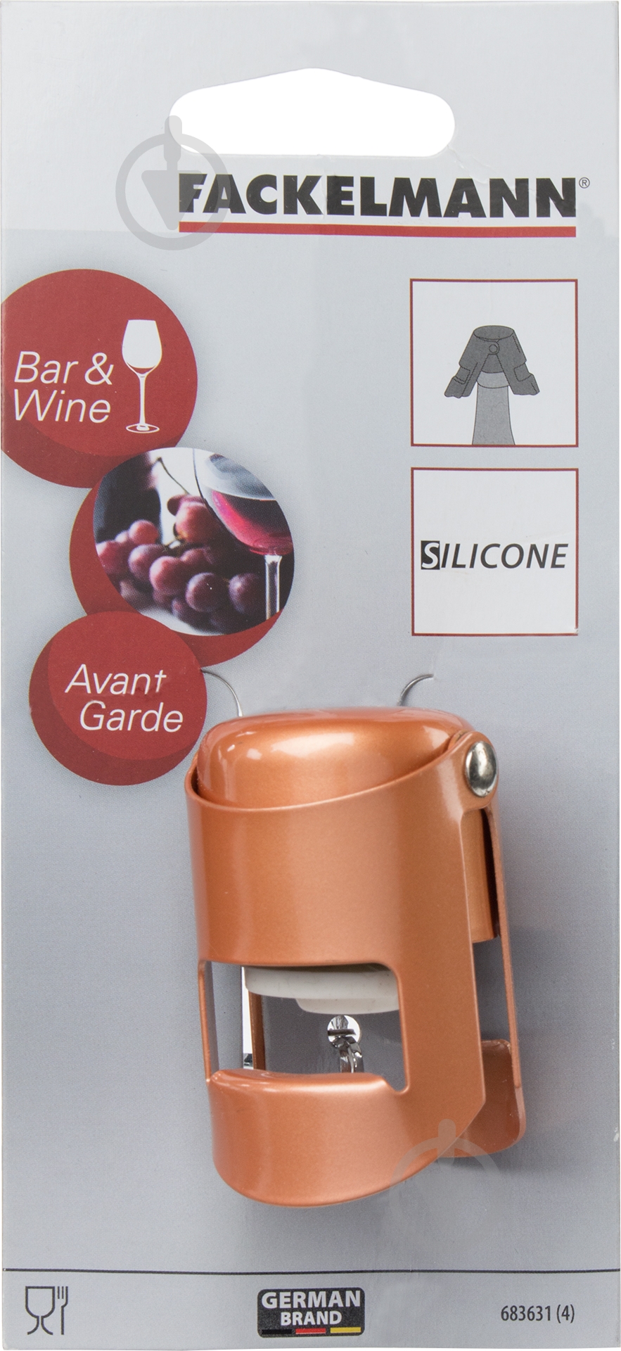 Пробка для шампанского Fackelmann Copper 683631 - фото 5