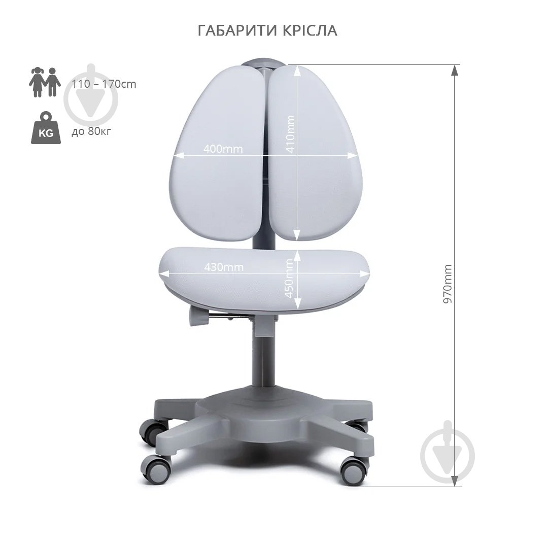 Чехол для кресла Cubby Brassica Cover Grey - фото 2 Чехол для кресла Cubby Brassica Cover Grey - фото 2