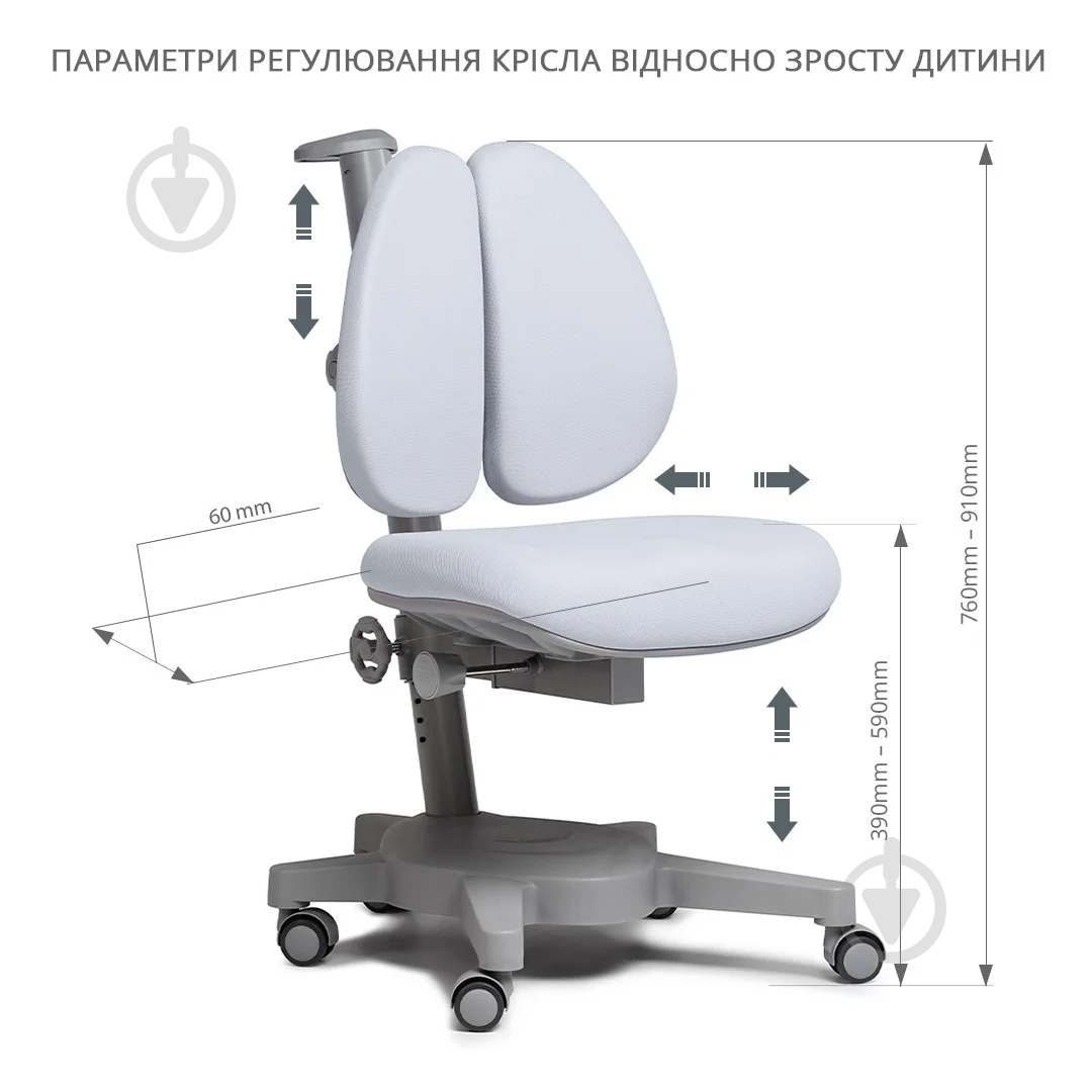 Чехол для кресла Cubby Brassica Cover Grey - фото 3 Чехол для кресла Cubby Brassica Cover Grey - фото 3