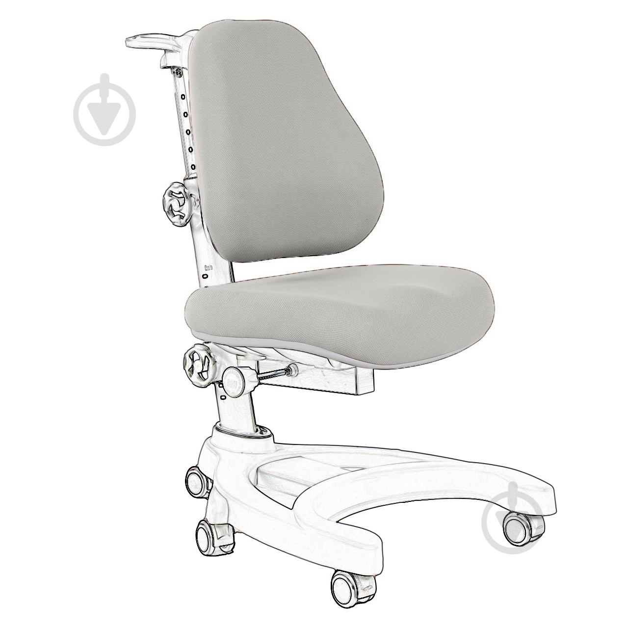 Чехол для кресла Cubby Magnolia Cover Grey - фото 1