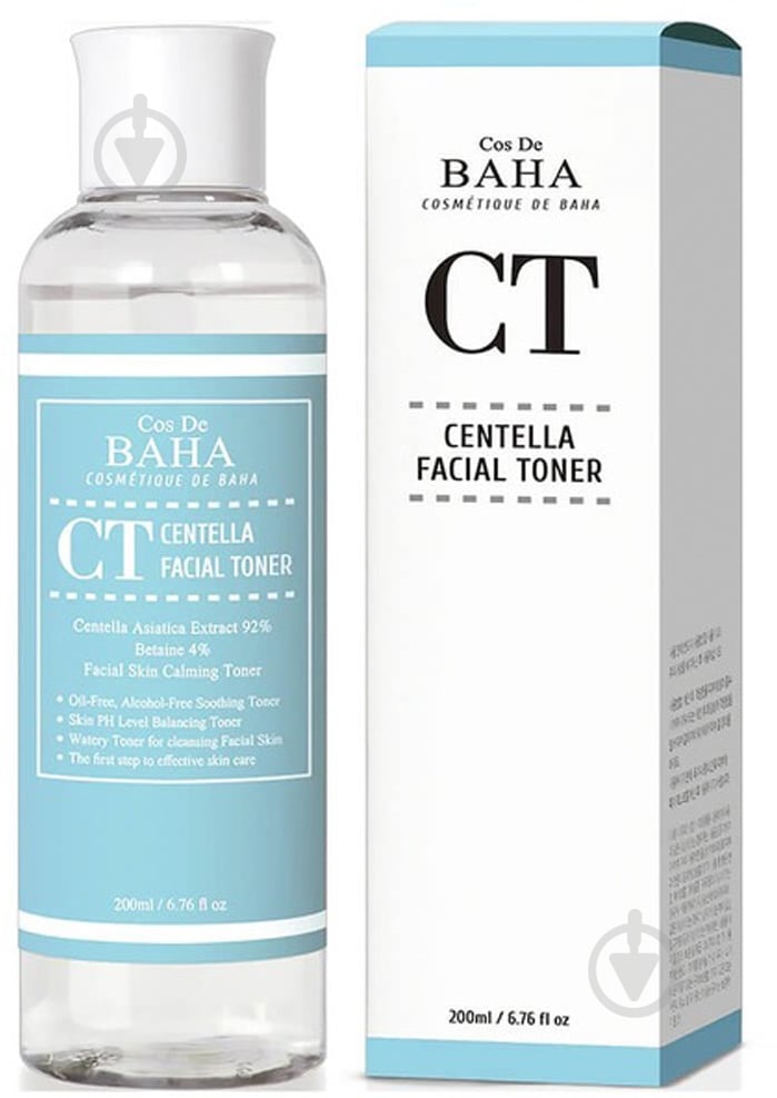 Тонер Cos de BAHA Centella Facial Toner 200 мл - фото 1
