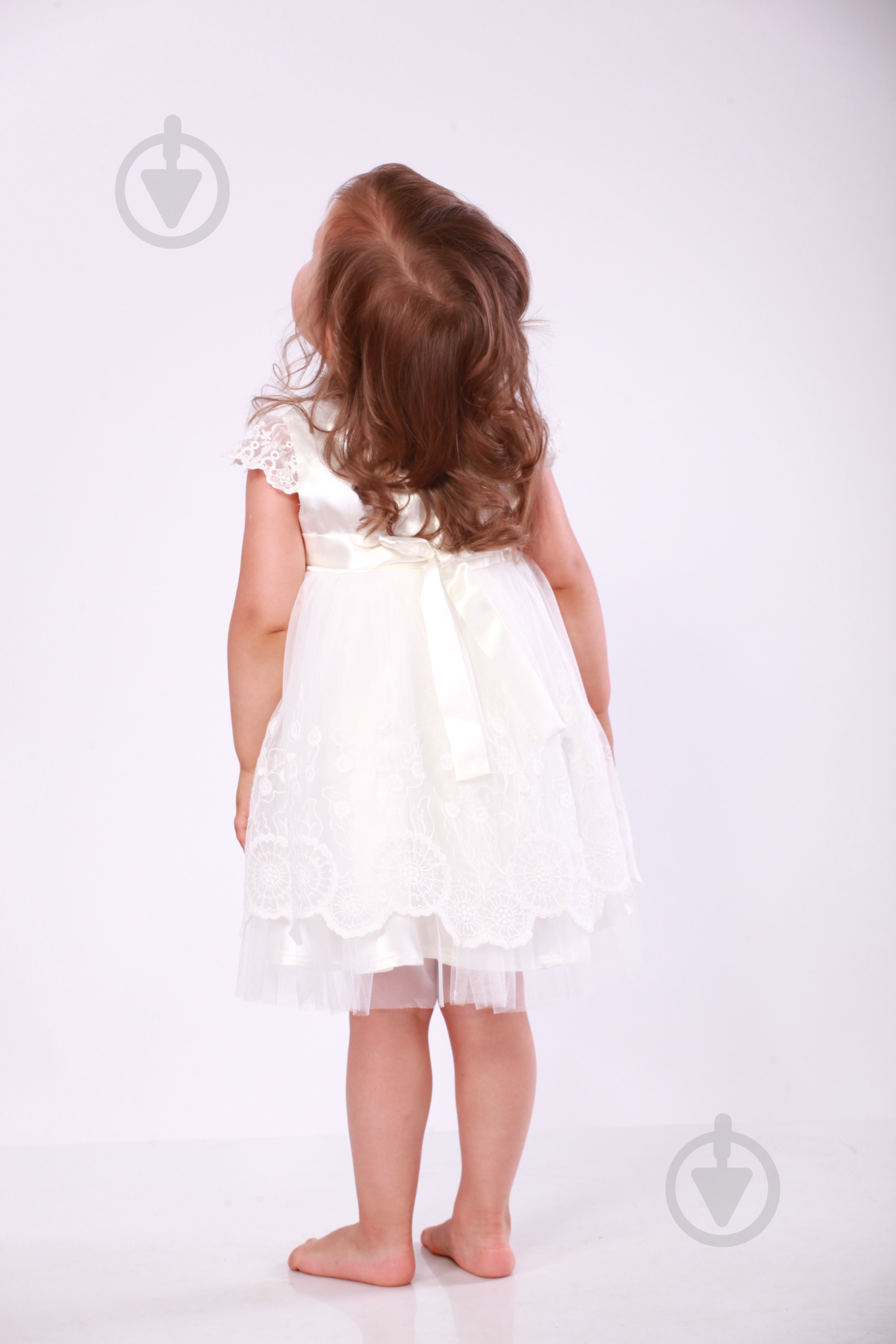 Платье Sasha р.98 молочный 4119 - фото 3