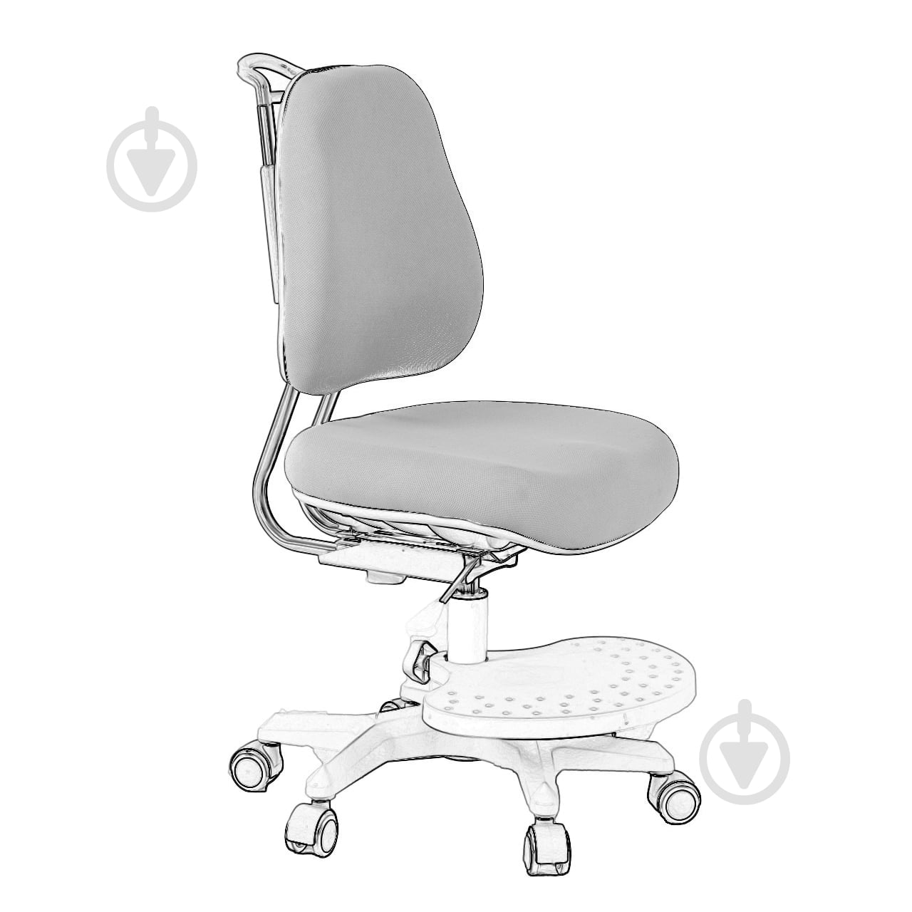 Чехол для кресла Cubby Paeonia Chair Cover Grey - фото 1