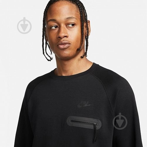 Свитшот Nike M NK TECH LS TOP FD9880-010 р.L черный - фото 3