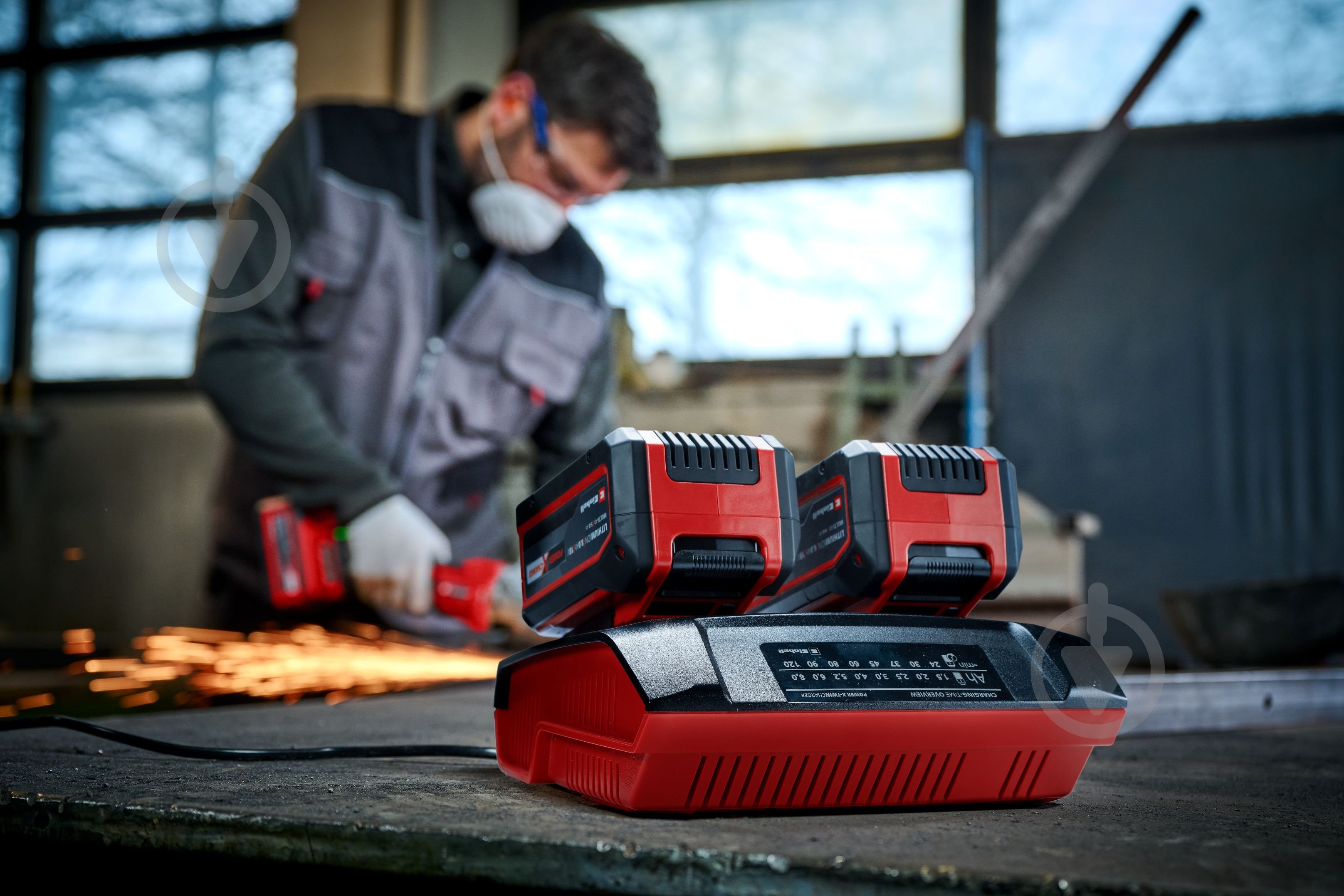 Зарядний пристрій Einhell на два акумулятора PXC Power-X-Twincharger 4 A 4512161 - фото 10