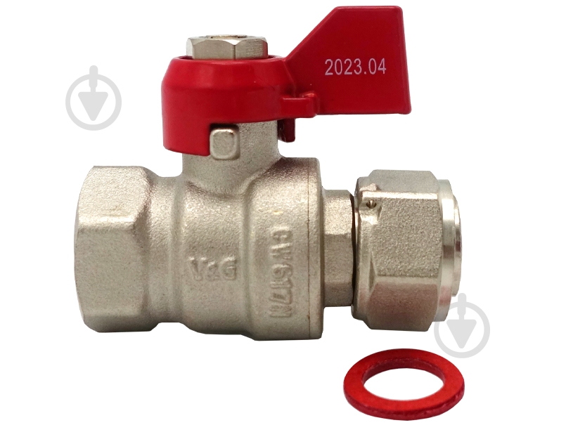 Кран із накидною гайкою V&G VALOGIN 1/2" ВВ прямий VG-107201 - фото 2 Кран із накидною гайкою V&G VALOGIN 1/2" ВВ прямий VG-107201 - фото 2