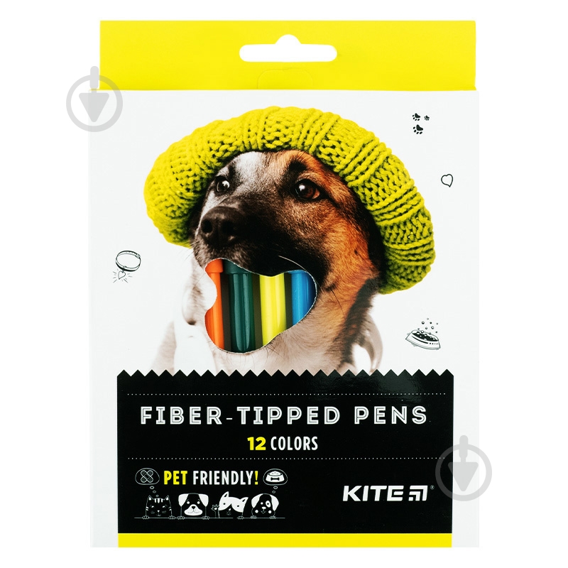 Набор фломастеров 12 шт. K22-447 KITE - фото 1