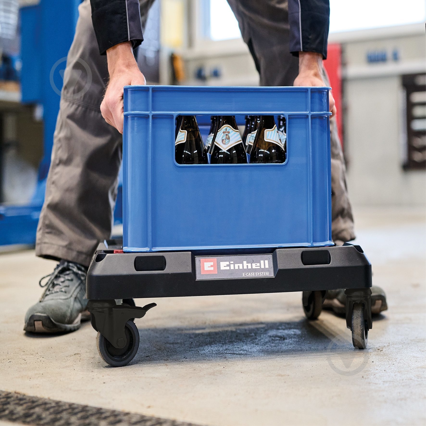 Платформа для инструментальных ящиков Einhell на роликах E-Case Rollbrett 4540041 - фото 8