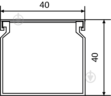 Канал кабельный Аско-Укрем 40х40 - фото 3 Канал кабельный Аско-Укрем 40х40 - фото 3