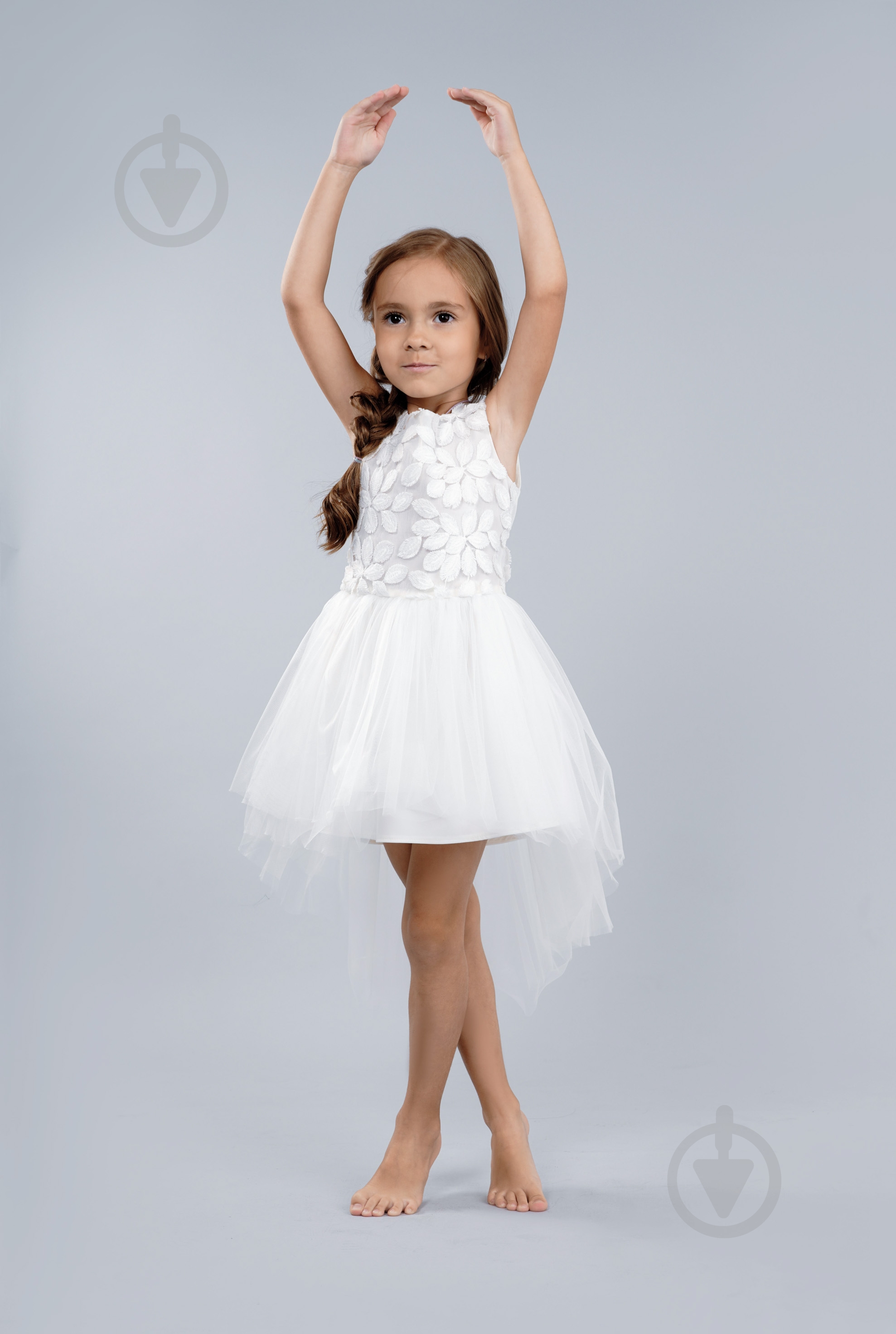 Сукня Sasha р.116 молочний 4091 - фото 3