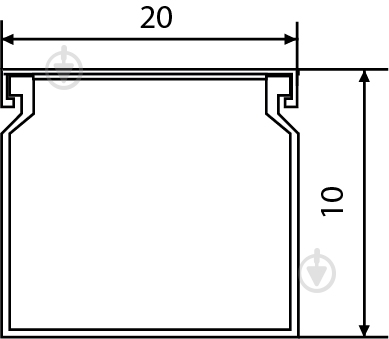 Канал кабельный Аско-Укрем 20х10 - фото 3 Канал кабельный Аско-Укрем 20х10 - фото 3