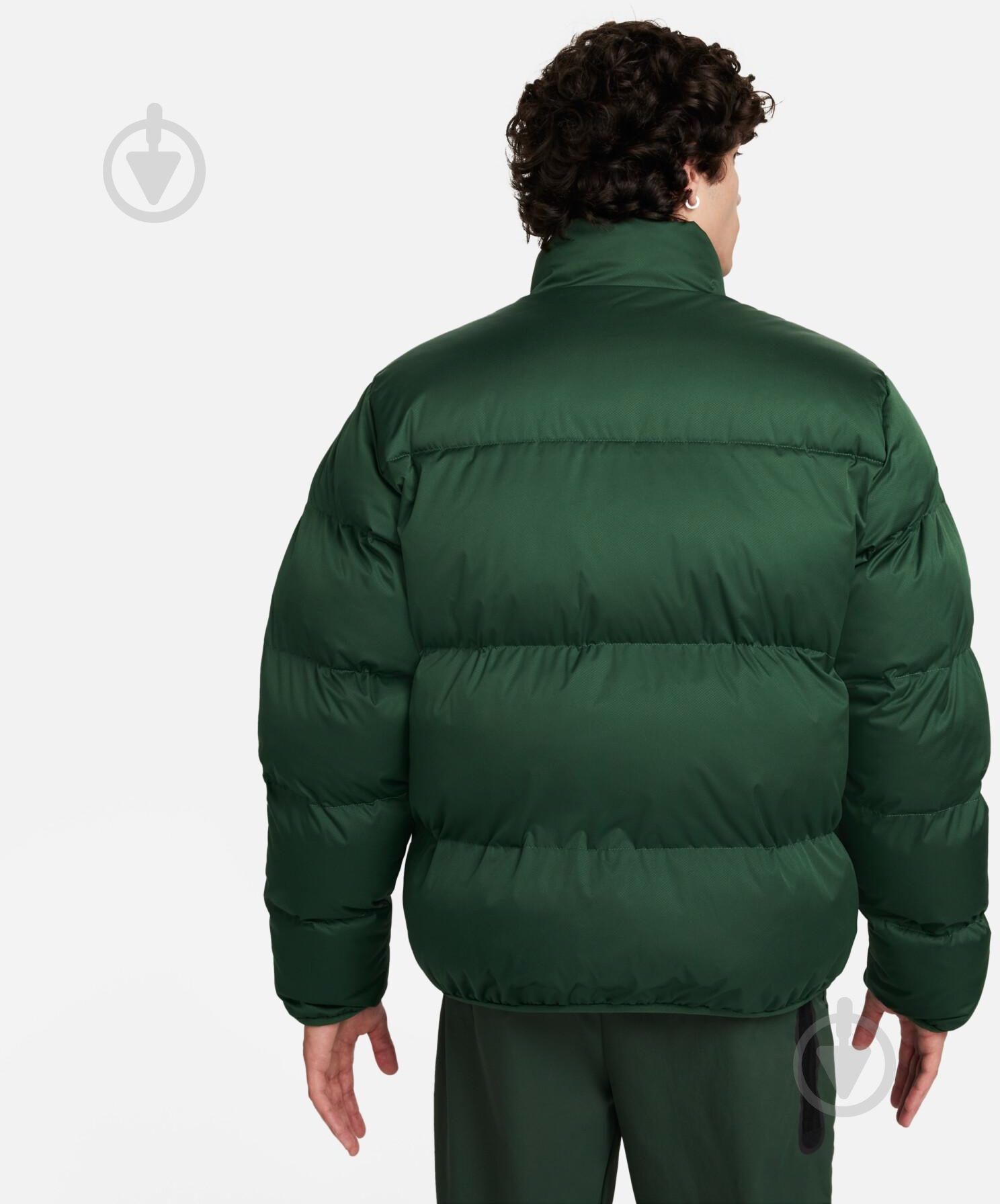 Куртка мужская Nike M NK TF CLUB PUFFER JKT FB7368-323 р.XL зеленая - фото 2